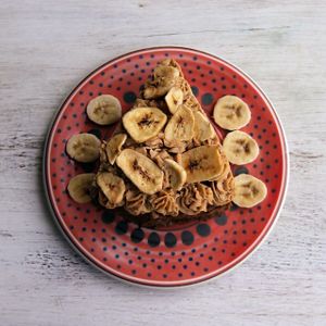 Vegan Banana Cake at VITA - Hipolito Yrigoyen in Buenos Aires