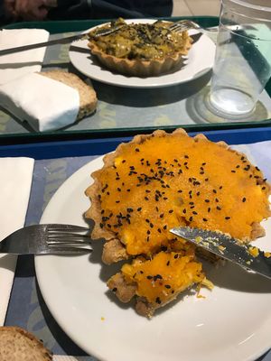 Veggie Tarts available all day at VITA - Hipolito Yrigoyen in Buenos Aires