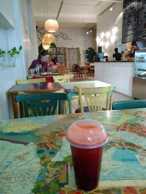 nice fresh juice at VITA - Hipolito Yrigoyen in Buenos Aires