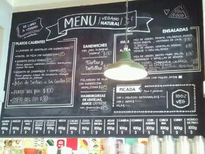 Vita menu at VITA - Hipolito Yrigoyen in Buenos Aires