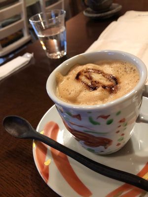 vegan latte at CAFENeKKO ｰ カフェネッコ in Uda