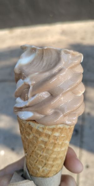 Vegan soft-serve swirl! at Nooch Vegan Market in Denver