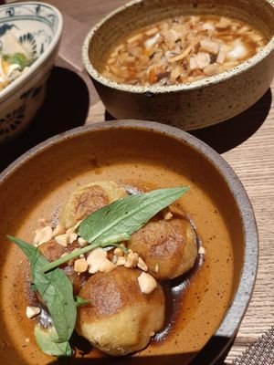 Sweet potato balls in tamarin sauce at Vegito - Ngô Thì Nhậm in Hanoi