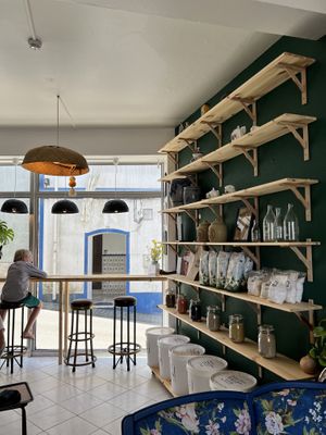 You can buy unpackaged legumes & soap here, too  at Grumpy Mamas in Monchique