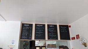 The day's menu at Grumpy Mamas in Monchique