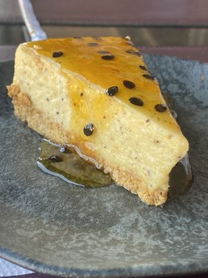 Torta de maracujá  at Brits Gastronomia Vegetariana in Atibaia