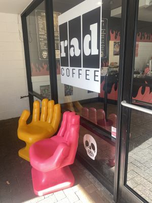 Upon Arriving w/Outdoor Seating  at Rad Coffee in Covina