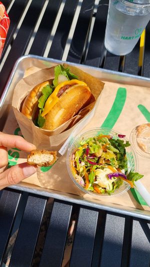 Single Burger, Nuggets and Side Kale Salad at Hart House - Hollywood in Hollywood