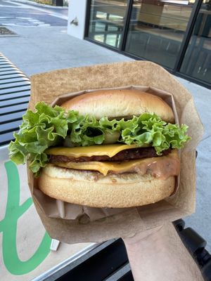 Double burger  at Hart House - Hollywood in Hollywood