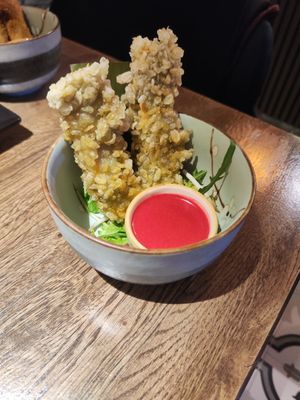 Tofu sticks (the sauce is very spicy 🔥) at Zen Chay in Cologne