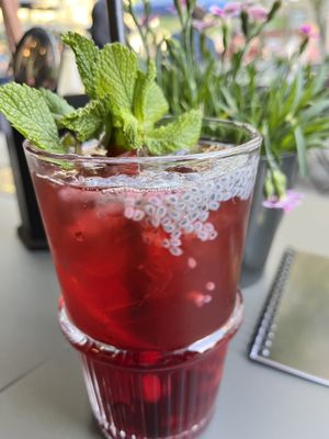 Hibiscus tea  at Zen Chay in Cologne
