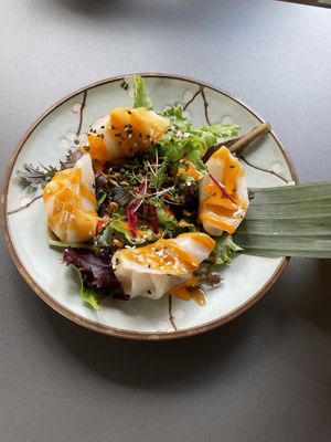 Vegane Dumplings  at Zen Chay in Cologne