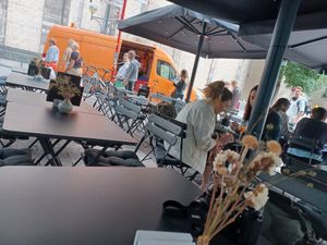 Terrace at Zen Chay in Cologne