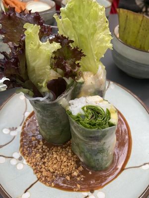 Summer rolls  at Zen Chay in Cologne