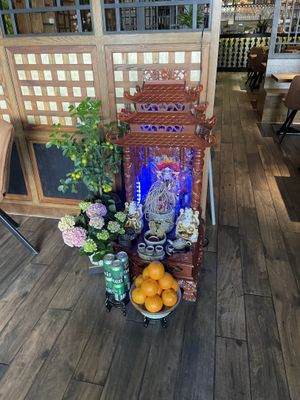 Interesting shrine (to Heineken?!)  at Zen Chay in Cologne