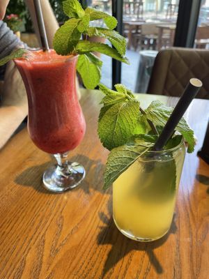 One shake, one ice tea  at Zen Chay in Cologne