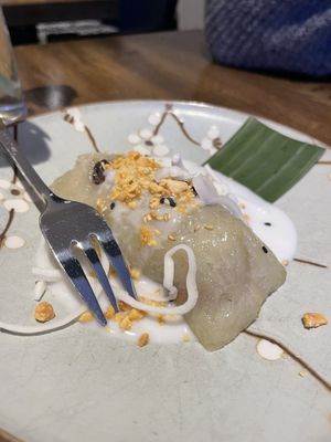 Bananen Dessert mit klebereis   at Zen Chay in Cologne