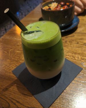 Matcha mit Hafermilch at Zen Chay in Cologne