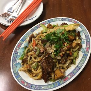 Udon noodles with BBQ Duck  at Vinh Loi Tofu in Reseda