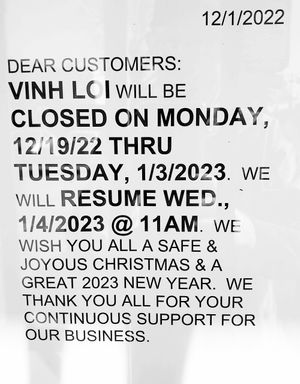 FYI at Vinh Loi Tofu in Reseda