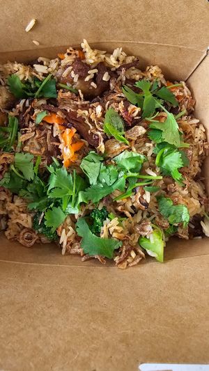 duk fried rice was good at Vinh Loi Tofu in Reseda