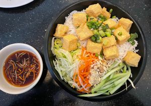 bún  with fried tofu   at PHÓ Fifth Avenue in San Diego