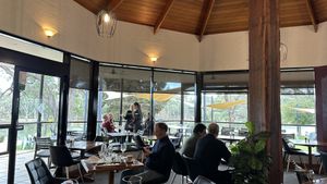 Main dining room   at Trentham Estate Winery in Trentham Cliffs