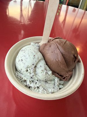 Ice cream scoops    at Screamin' Mimi's in Sebastopol