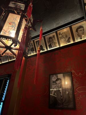 Restaurant interior  at Formosa Cafe in West Hollywood