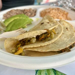   at El Nopalito Vegan Taqueria in Hollywood