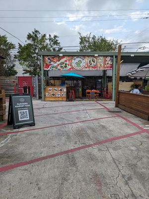 Front at El Nopalito Vegan Taqueria in Hollywood