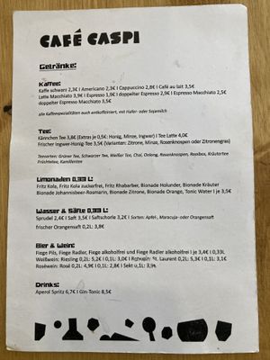   at Café Caspi in Bochum