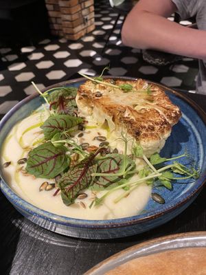 Cauliflower steak  at Wena Restaurant in Swinoujscie