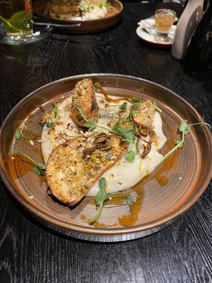 Baked celeriac  at Wena Restaurant in Swinoujscie
