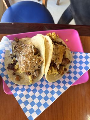 Breakfast taco  #Veganuary at Plantaqueria in San Antonio