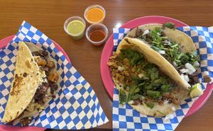 La Lucha, Carne Asada, and Pollo Asado   at Plantaqueria in San Antonio