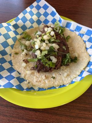 Barbacoa taco  at Plantaqueria in San Antonio