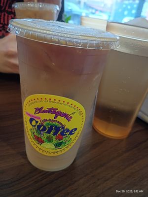 Brewchata (Cold brew + horchata) at Plantaqueria in San Antonio