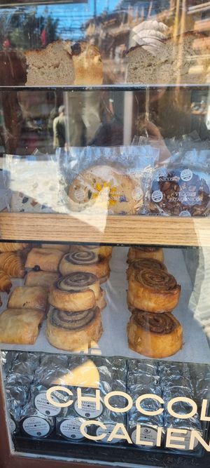 Selection of pasties and biscuits at Veggies Patagonicos in El Calafate