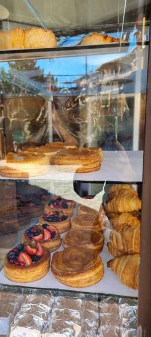 Selection of pastries at Veggies Patagonicos in El Calafate