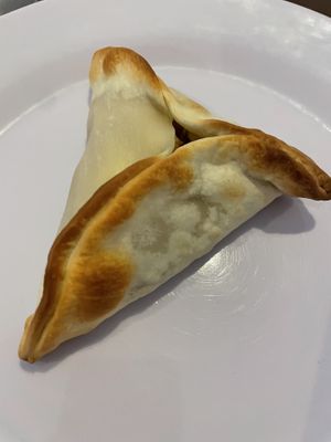 Vegan empanada  at Comida Arabe Elia Esber in El Calafate