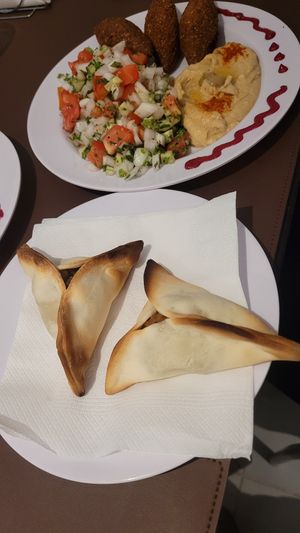 Vegan Empanadas at Comida Arabe Elia Esber in El Calafate