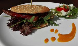 seitan  at Veggie in Bratislava