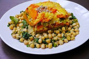 chickpeas at Veggie in Bratislava