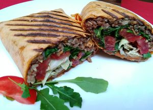 wrap at Veggie in Bratislava