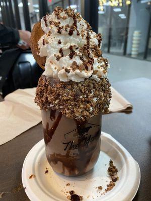The “Not Milk?” - amazing!  at The Yard Milkshake Bar in St Petersburg