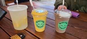 Big ass lemonade, mango and oreo shakes at Speed-o Cappuccino in Portland