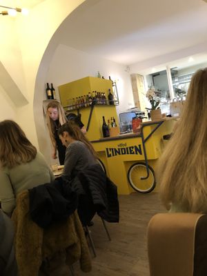 Friendly staff  at L'Indien in Bordeaux