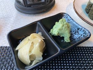wasabi & ginger marinated  at Ichiban in Marbella