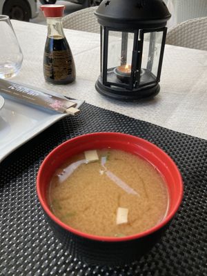 miso soup (soybean)  at Ichiban in Marbella